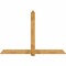 Ekena Millwork Eugene Rough Sawn Timber Gable Bracket, Western Red Cedar, 96"W x 64"H x 6"D x 6"F, 16/12 Pitch GBW096X64X0606EUG00RWR - alternate 1